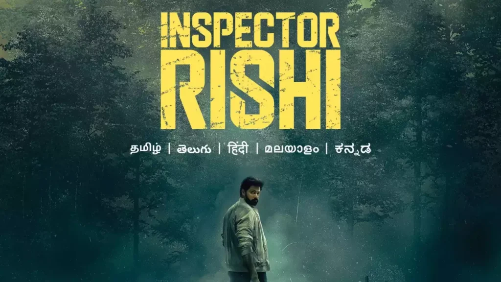 Trailer poster of Inspector Rishi, its a Tamil web series.
