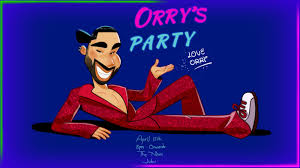 this is a poster of orry, he is a social media gimic, he thowed the part for his fan and friends